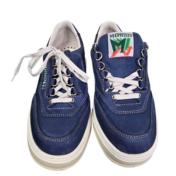 Mephisto Boys Match Maya 845 Optima H30 Sneakers‎ Size 6.5 Navy Blue NEW IN BOX - Picture 2 of 13